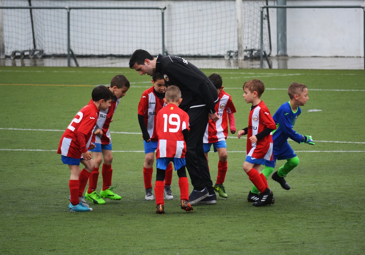 Team huddle
